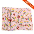 thumbnail image 2 of DouZhe Polyester Placemats Ensemble de 4, Motif Arc-en-Ciel LGBT Mois de la Fierté Résistant à la Chaleur Place Mats pour Table à Manger, 12 Pouces x 18 Pouces, 2 of 6