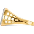 thumbnail image 3 of 14K Yellow & Rhodium W/Rhodium Men's Cz Cluster Ringsize 10 - Jbsp, 3 of 5