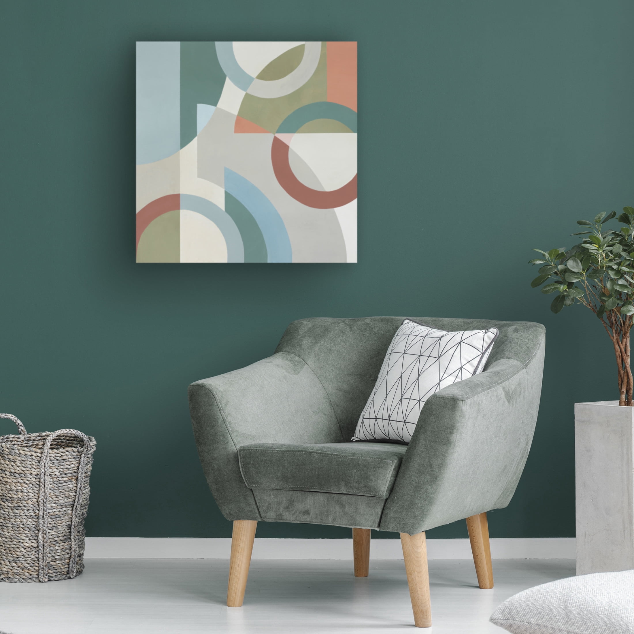Canvas Wall Art - Max Maxx 'Crescendo No. 1' Wall Art for Living Room, Bedroom, or Office Décor by Trademark Fine Art - 24 x 24 Inches