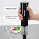 thumbnail image 5 of Electric Wine Opener Set Automatic Wine Bottle Opener Reusable Corkscrew Gift Set With Foil Cutter, Vacuum Stoppers, 4in1 Aerator And Pour, 5 of 5