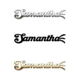 thumbnail image 5 of Custom car Stickers,Custom Stainless Steel Car Stickers, Personalized Name & Text Emblem, Waterproof Metal Decal for Cars, Vans, Boats, Bicycles, Refrigerators, Walls & Doors, 5 of 6