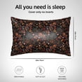 thumbnail image 6 of Bingfone Floral Print Satin Pillowcase for Hair - Standard Size with Zipper Silky & Soft Pillow Covers,20x30 inches, 6 of 8