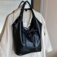 thumbnail image 2 of Bolso Mano Hobo para Mujer Con Lazo Piel Sintética Cierre Magnético, 2 of 9