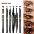 thumbnail image 5 of Black Gold Four Fork Eyebrow Pencil Microblading Pen, Liquid Eyebrow Pen Micro 4 Tip Eyebrow Pencil, Waterproof Sweat Proof Long Lasting Eyebrow Makeup for Full, Defined Eyebrows, 5 of 7