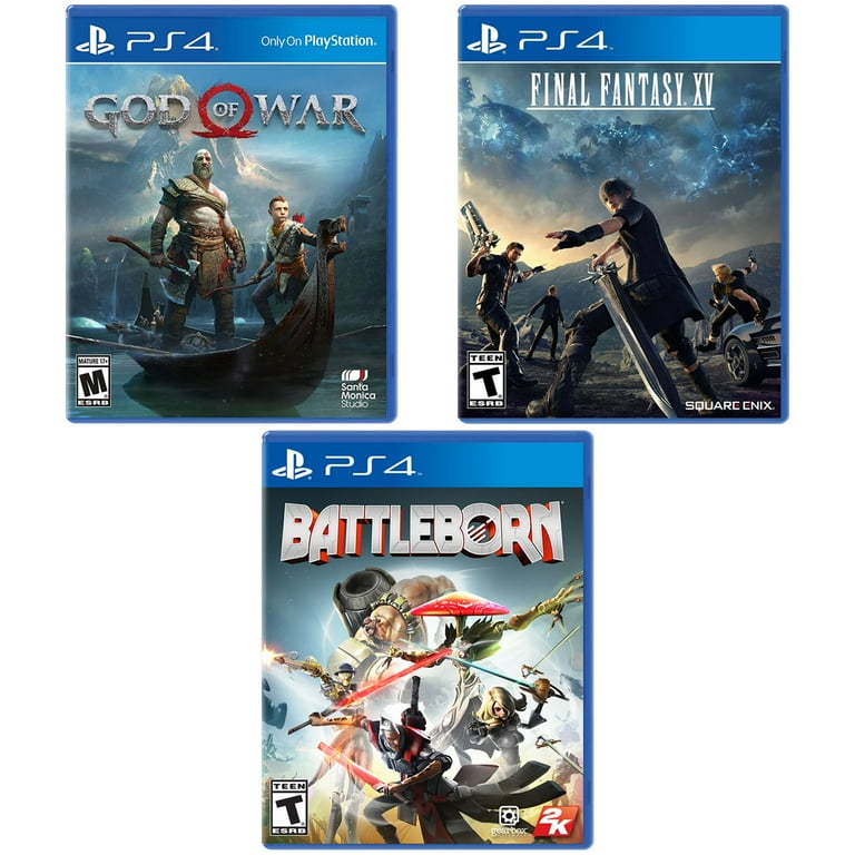 PS4 BUNDLE God of War Final Fantasy XV Battleborn