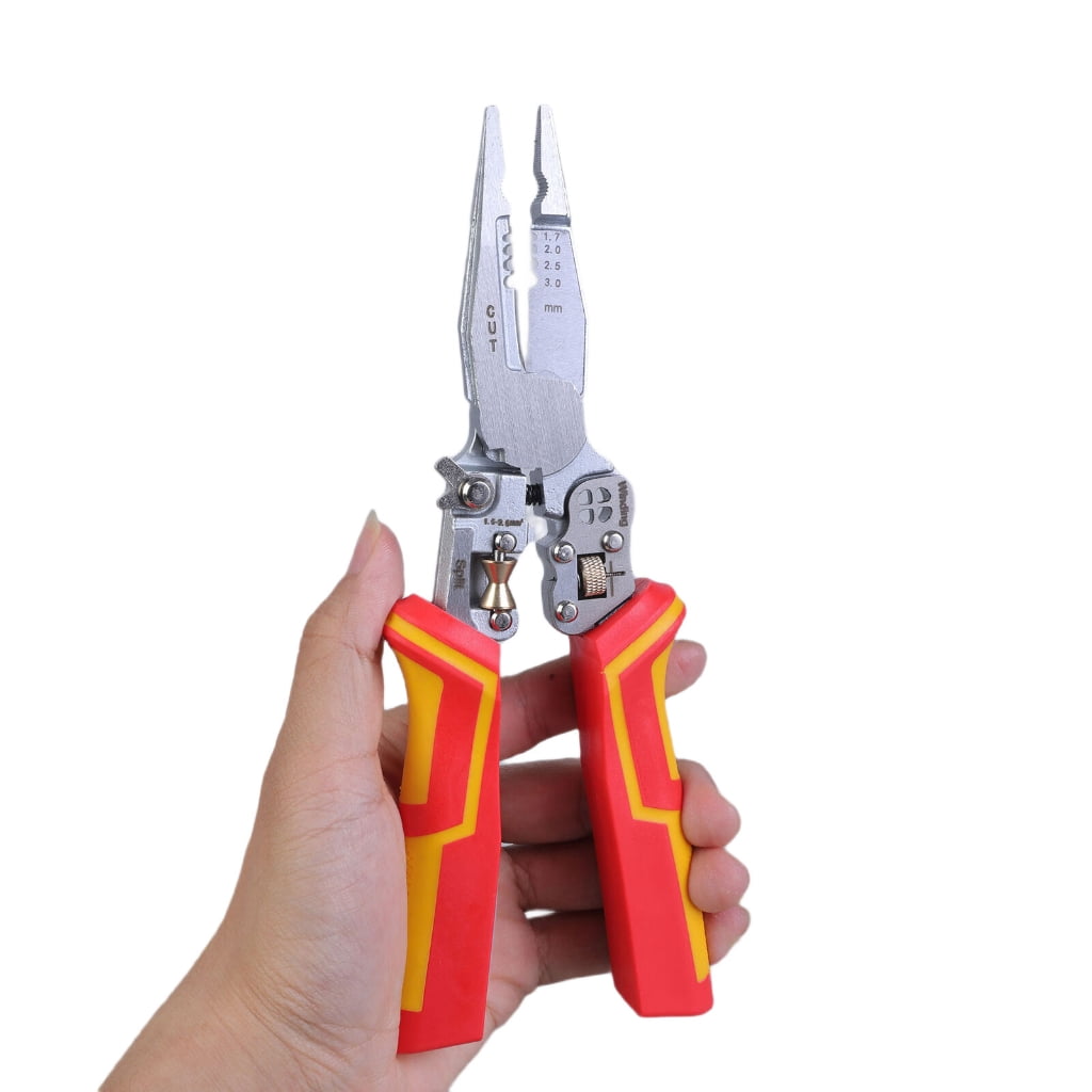 JZROCKER Wire Strippers Wire Stripping Pliers for Cutting and Pulling Wires with Electricity Measurement Function
