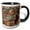 Black/White, variant on 3drose, Brooklyn Mine Road, Old Dale Mining District, Mojave Desert, Ca 2., 11oz Mug
