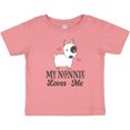 thumbnail image 3 of Inktastic Nonnie Loves Me Grandchild Dog Boys or Girls Baby T-Shirt, 3 of 5