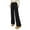 Black, variant on Casual Pants MaFYtyTPR Women Casual Cotton And Linen Solid Drawstring Elastic Waist Long Straight Pants Black M