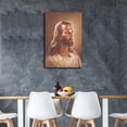 thumbnail image 4 of ADALE Head Portrait of Christ Jesus Canvas Art Poster And Wall Art Picture Print Modern Family Bedroom Decor Posters Unframed 16x24 Inch, 4 of 6