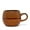 Brown, variant on Abbott Collection AB-27-TRIO-WHT 3.5 in. Stoneware Ball Mug, White & Brown