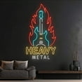 thumbnail image 2 of Handmadetneonsign Custom Heavy Metal Led Sign, Simply Metal Neon Light, Rock Music Neon Sign, Rock, 2 of 5
