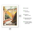 thumbnail image 2 of Nice to Coni France - (PLM) French Railroad - Vintage Railroad Travel Poster by Adolphe Cossard c.1929 - Fine Art Matte Paper Print (Unframed) 24x32in, 2 of 4