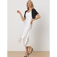thumbnail image 4 of DARING DIVA Women's Mesh Sheer Shrug Cropped Cardigan Bolero S Black, 4 of 6