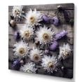 thumbnail image 2 of Designart "White Lavender Dreams" Floral Lavender Wall Art Living Room, 2 of 5