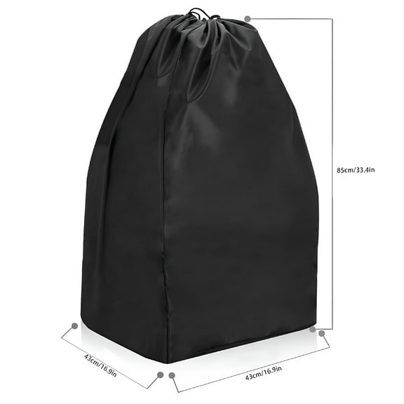 ACDANC 34x17x17'' Car Seat Travel Bag for Airplane, Gate Check Bag for Car Seats, Fits All Car Seats & Booster Seats, Black