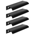 thumbnail image 1 of 4pcs Tire de muebles Cajas de cajones Hidden Cajones Manitas de cajones para uso en el hogar de la cocina, 1 of 6