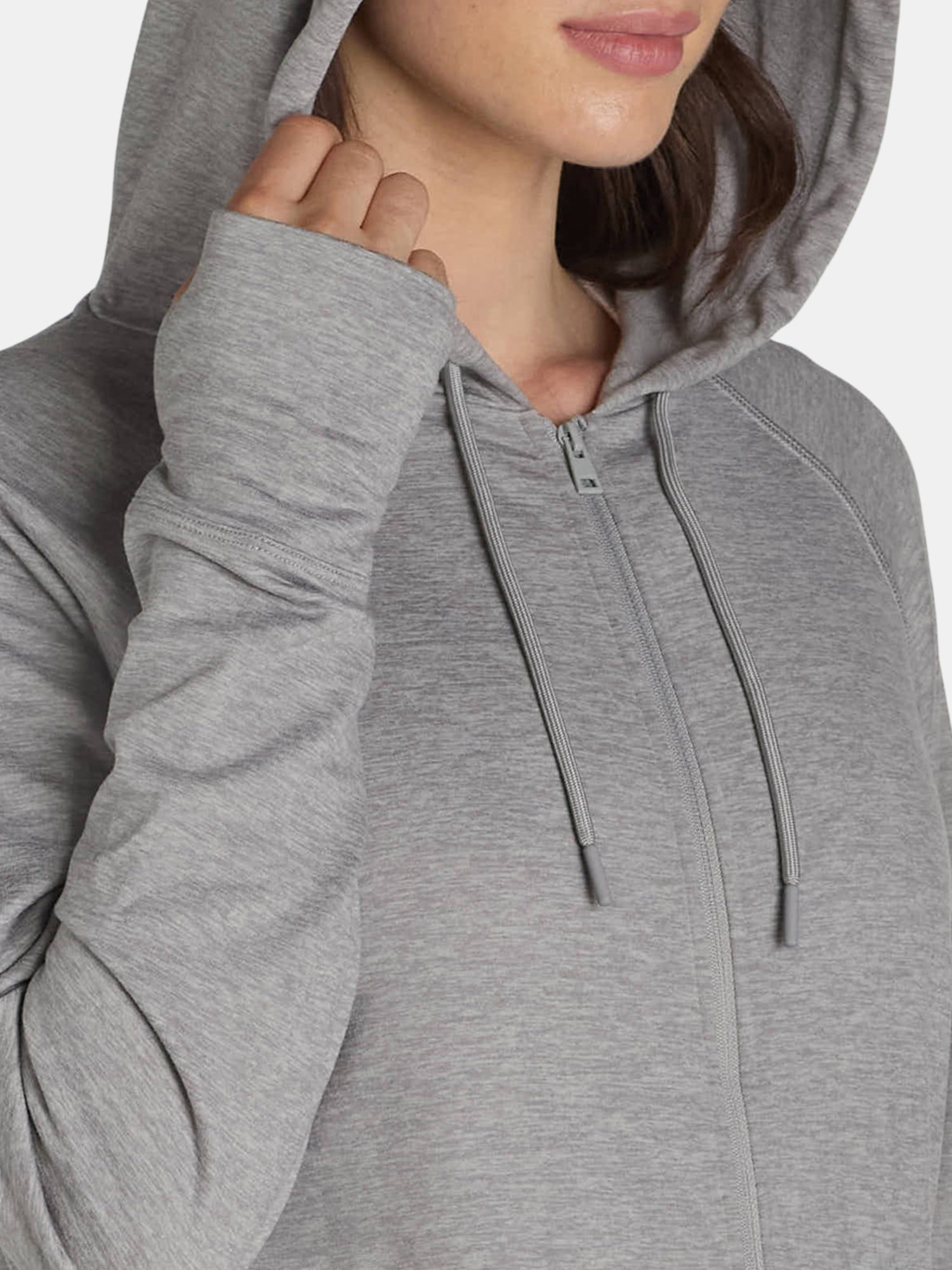 Athletic Works Women's and Women's Plus ButterCore Zip-Up Hoodie, Sizes XS-4X