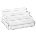 thumbnail image 2 of Mainstays Clear 4 Tier Spice Rack With Drawer, Ideal for Kitchen Storage and Organization of Spices ansd Countertop Spice Display, Added Drawer for Organization and Storage, 2 of 7