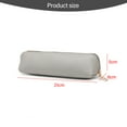 thumbnail image 2 of Leather Pen Pencil Case, Slim Pen Bag Small Pencil Pouch Lovely Stationery Bag Portable Cosmetic Bag Zipper Bag for Pen PencilsGrey, 2 of 5