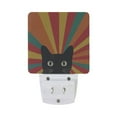 thumbnail image 5 of Yayeee LED Plug in Night Light for The Home with Auto Dusk to Dawn Light Sensors, 2 Pack, Black Cat, 5 of 6
