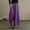 Purple, variant on 2025 Casual Striped Linen Pants Boho Pants for Women High Waist Wide Leg Ttousers Cotton Lightweight Palazzo Pantss