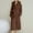 Coffee(New)13, variant on Aloohaidyvio Robes for Women Hooded Plush Fleece Bathrobe with Sash Pockets Full-Length Lightweight Spa Robe