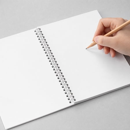 YingYouFu Wirebound Graph Paper Notebooks Thick Lay Flat Journal Notepads for Office Writing Use Durable Writing Pads for Work Home Daily Note Taking and Planning