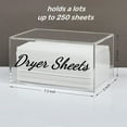 thumbnail image 2 of Dryer Sheet Holder, Dryer Sheets Container, Dryer Sheet Dispenser, Acrylic Container Storage Box for Laundry Room Organization, Holds Dryer Sheets, Dryer Balls, Clothes Pins, Laundry Pods, 2 of 7