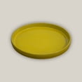 thumbnail image 2 of Round | Atomic Yellow Ceramic Plant Saucer | High Fired Ecofriendly Clay - Sizes 8"-19.5" - FREE SHIPPING (13.5"W-PACKOF2, AtomicYellow, HighFiredClay), 2 of 13