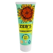 Zeb's Organics Sunscreen SPF 20, 8 Oz