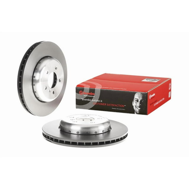 Brembo Brake Rotor 09C40913C02 Vented; One Piece Design; Wheel Bolt Pattern 5 x 120 Millimeter; 187 Millimeter Hat Inside Diameter; 75 Millimeter Hub Diameter; High Carbon Cast Iron; Single