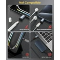 thumbnail image 3 of wqlpp-4 Pack Lightning Female to USB C Male Adapter, iPhone to USB C Adapter for iPhone 15/16 Pro/16 Pro Max/16 Plus, Galaxy S24, iPad Air/Pro, for Charging/Data Transfer, NOT for Audio/OTG, Gray, 3 of 4