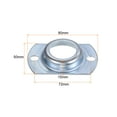thumbnail image 2 of Unique Bargains Boîtier de Roulement en Acier Estampé Compatible avec Roulements OD de 40 mm pour Support de Roulement Protéger, 2 of 4