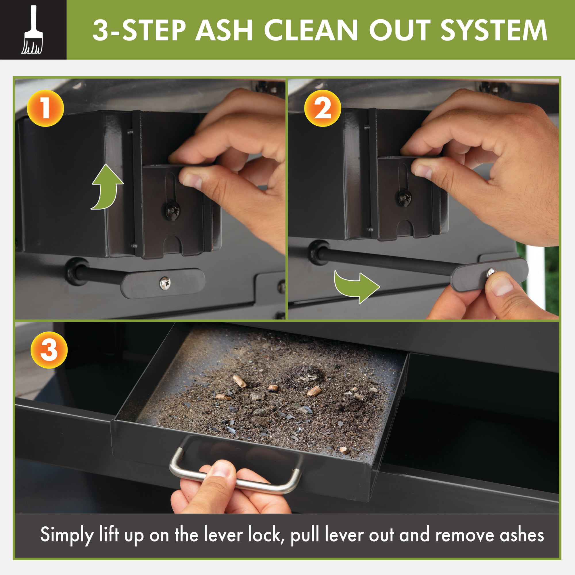 Cuisinart CPC-120 3-Piece Pellet Grill Ash Cleaning Kit