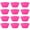 Rose Red, variant on HomeLife 12Pcs Round Stackable Muffin Cups Non-stick High Temperature Resistant Bakeware Food Grade Silicone Baking Molds Party Favors
