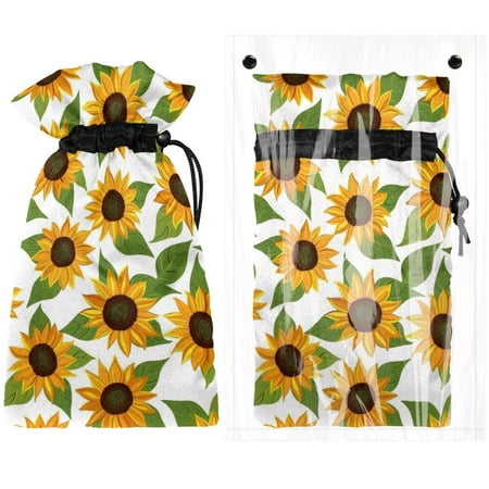 

Josid Floral Pattern Reusable Outdoor Faucet Insulation Covers Waterproof and Freeze-Resistant Spigot Protector Bags 2 Pack 11 x 6.9