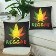 thumbnail image 2 of ARTJIA Reggae Background Pillow Covers Pillow Cases Two Sides Printing 18x18 inches ,Set of 2, 2 of 2