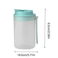 thumbnail image 2 of Kids’ Breakfast Cup with Measuring Marks, Large-Capacity Portable Oatmeal Container, BPA-Free Plastic Thermos for Milk and Cereal On-the-Go, 2 of 6