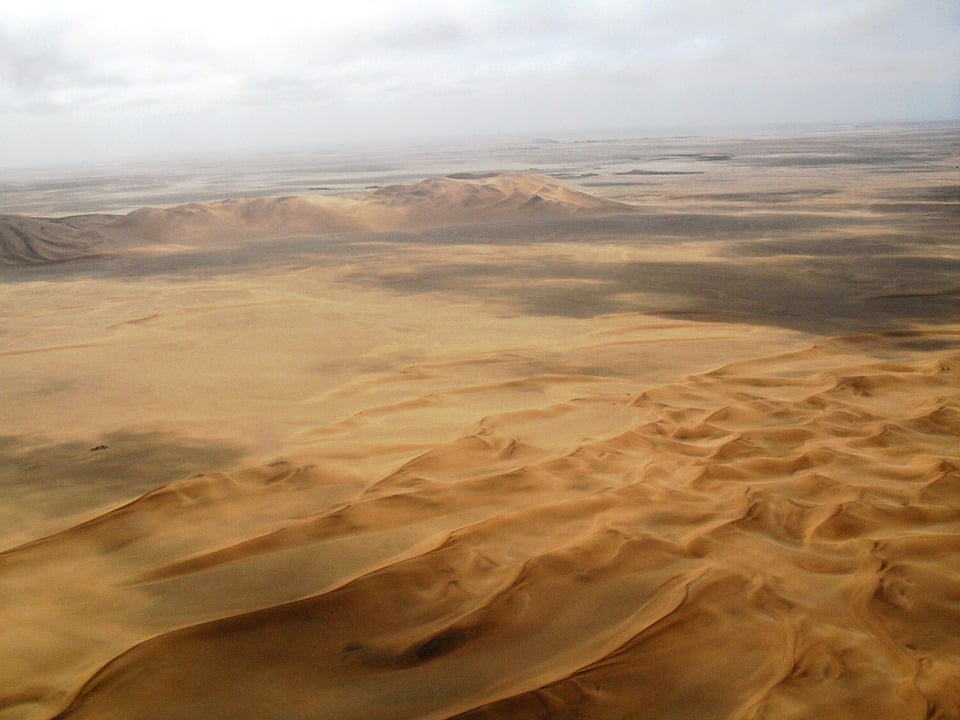 Dunes Light And Shade Sand Rippled Sand Desert20 Inch By 30 Inch