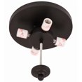 thumbnail image 2 of Meyda Tiffany 159465 Craftsman Target 4 Light 24" Wide Flush Mount Ceiling Fixture - Black, 2 of 7