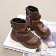 thumbnail image 6 of Boots for Girls Kids Snow Boots Warm Waterproof Non Slip Outdoor Winter Shoes Comfortable, Brown, 6 of 6