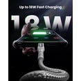 thumbnail image 3 of Fasgear Coiled USB C Keyboard Cable, 1.8m/6ft Type C to Type A keyboard Cable with Metal Aviation Connector, 18W Fast Charging, Designed for USB-C Mechanical / Custom / DIY / Gaming Keyboard(Grey), 3 of 6