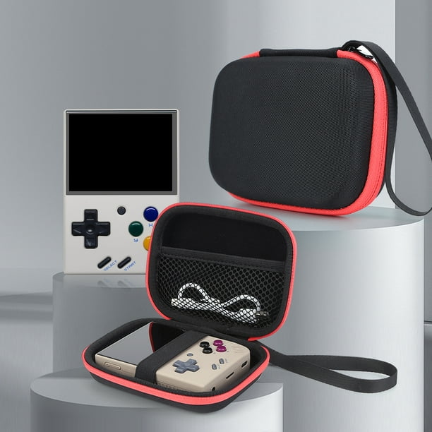 Bolsa De Almacenamiento Bolsa de almacenamiento de EVA Estuche de transporte a prueba de golpes con cordón para Miyoo Mini Plus/RG35XX