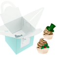 thumbnail image 3 of 50 PCS blue Cake Boxes for Layer Tall Cake Carrier with Window Large Tierd Cake Take Out Transport Containers with Handle, 3 of 5
