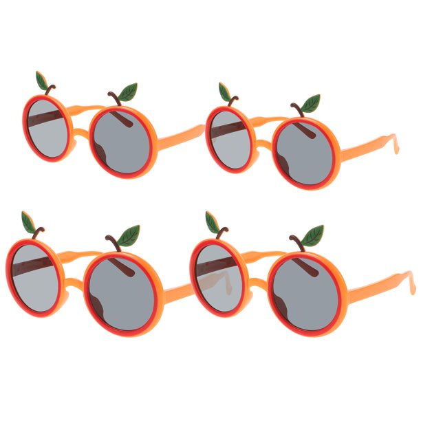 Gafas de fiesta de 4 piezas anteojos de fiesta hawaianos gafas de fiesta livianas accesorios de fotos