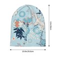 thumbnail image 5 of Beanie Hats for Men and Women, Kimono Crane Flowers Patterns Adult Unisex Knit Hat Winter Warm Skull Cap, 5 of 7