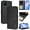 Black, variant on Phone Case for Blu View 5 Pro Rfid Blocking Flip Folio Card Slots Holder Kickstand Pu Leather Magnetic