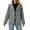 A-Grey228, variant on Bibifish Women's Jackets Solid Color Trench Short High Collar Double Windbreaker Classic Style Comfy Workout Daily Wear Coats