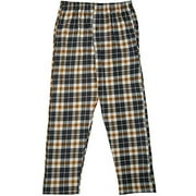 North 15 Boy's Plaid Plush Fleece Pajama Pants-1205B-Design4-10-12